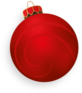 Red 3d Christmas Ball - Christmas Ornament (512x512)