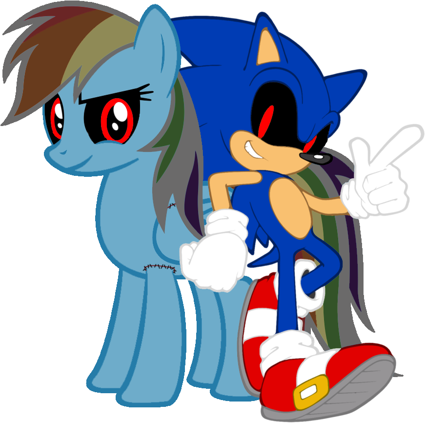 Smile For The Camera By Al-khali - Sonic And Rainbow Dash (901x887)