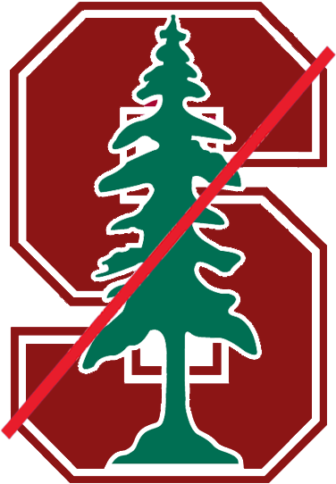 Space Around The Tree Inside The "s" - Stanford University Logo Outline (400x600)