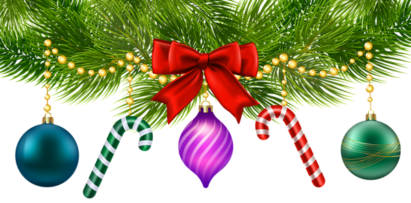 Christmas Decoration Png Clip Art Image - Christmas Ornament (600x297)
