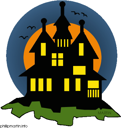 Spooky House Clipart - Portrait Of A Man (426x450)