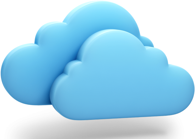 Cloud Computing Clipart - Nuvem De Armazenamento (640x480)