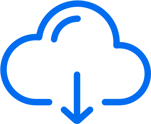 Cloud Services - Cloud Download Icon Png (512x512)