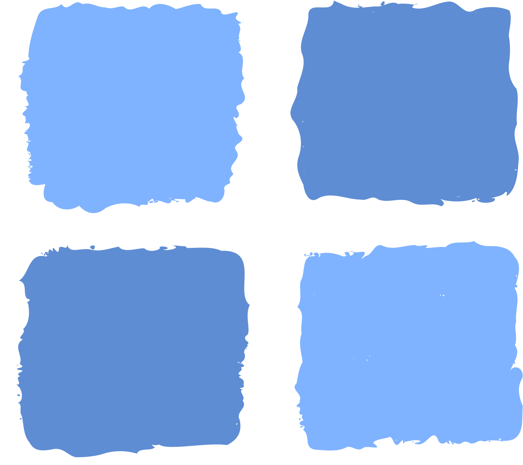 Blue Squares 1 - Formas Cuadradas Png (2400x1697)
