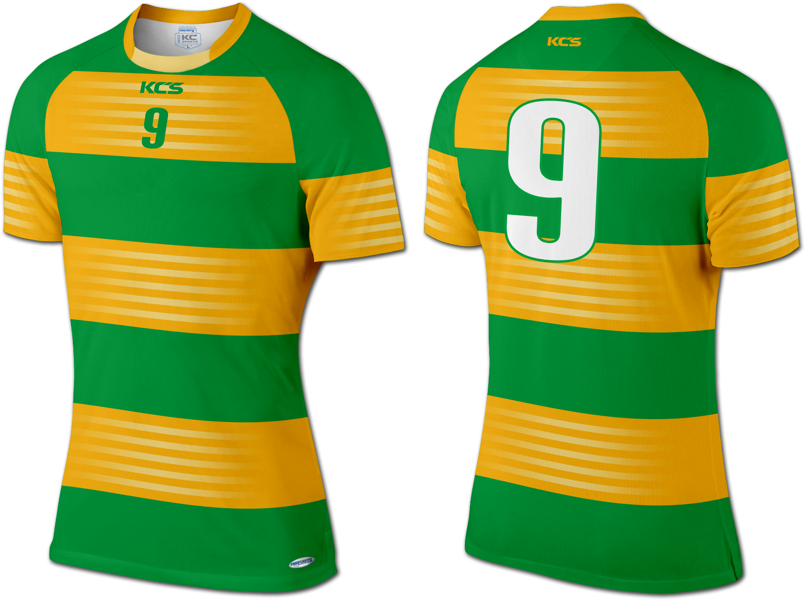 Kcs Jersey 35 Revised Green-gold0 - Gold (1800x1800)