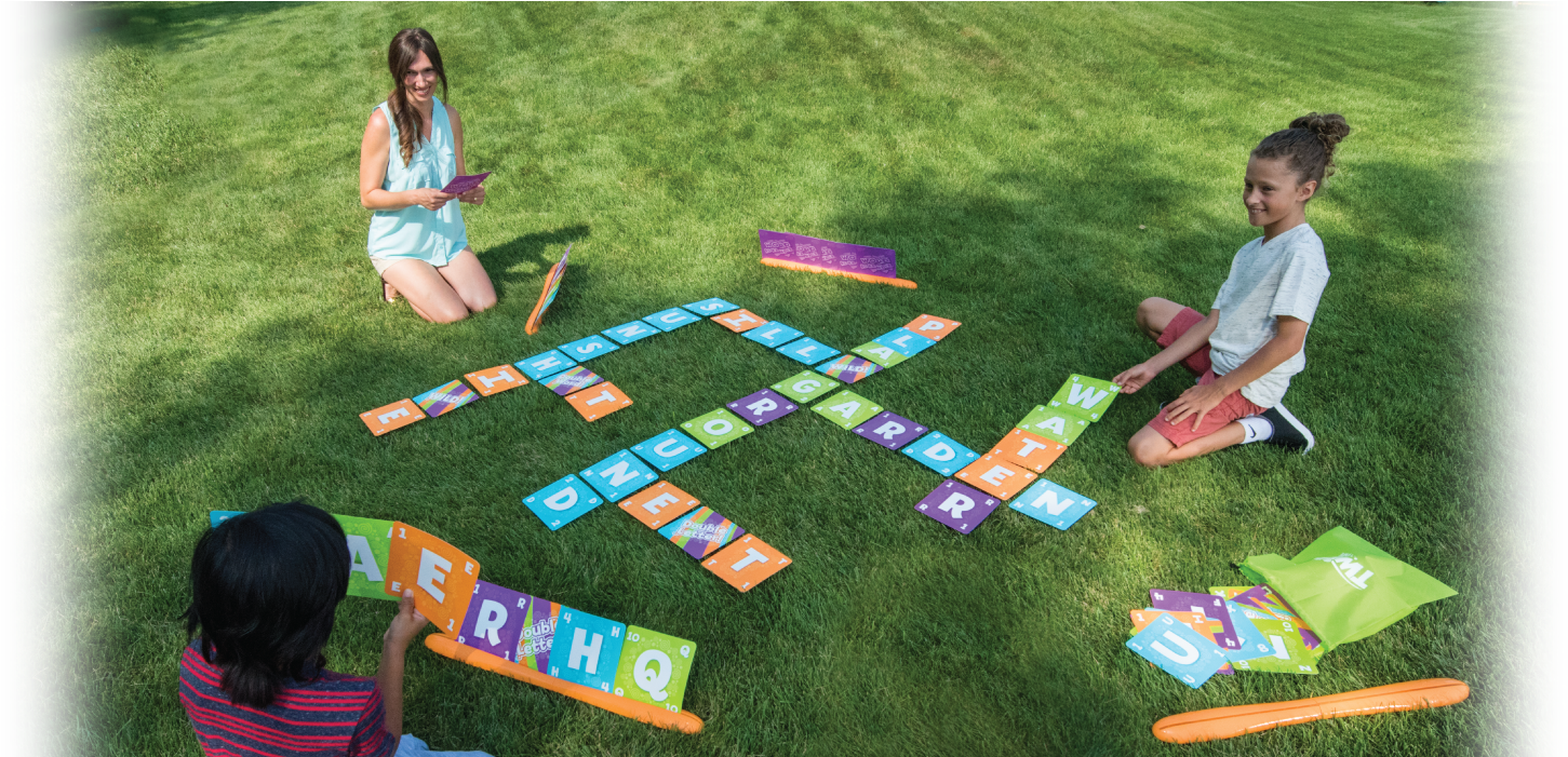 Game To Play With Kids - Twist Time Word Scramble, Multiple Lawn Game Set (2281x700)