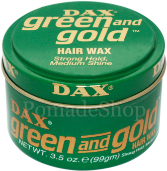 Dax Green And Gold - Dax Green And Gold Hair Wax (450x403)