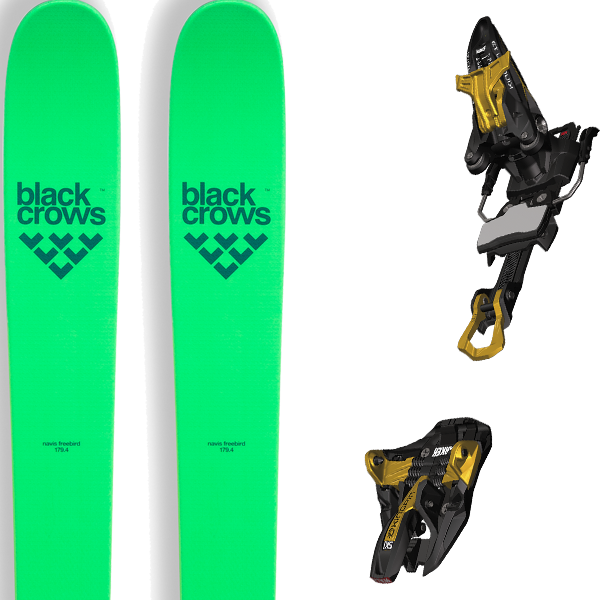 Black Crows Navis Freebird 2017 Marker Kingpin 13 100-125mm - Volkl Vta88 17 + Marker Kingpin 13 75-100mm Black/gold (600x600)