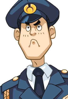 Mike Meekins - Ace Attorney Officer Meekins (290x420)