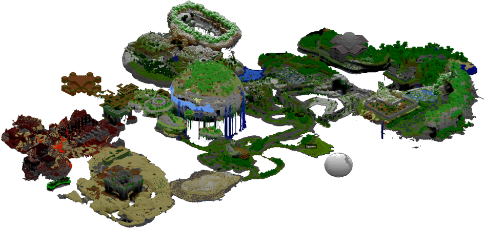 Sphere Minecraft Adventure Map Download - Minecraft Sphere Survival Map (1024x508)