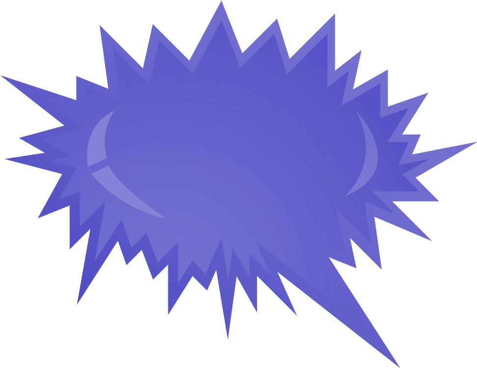 Happy Talk, Keep Talking Happy Talk » Purple Explosion - Clip Art (989x764)