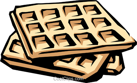 Waffle Clipart Transparent - Waffles Clip Art (480x289)