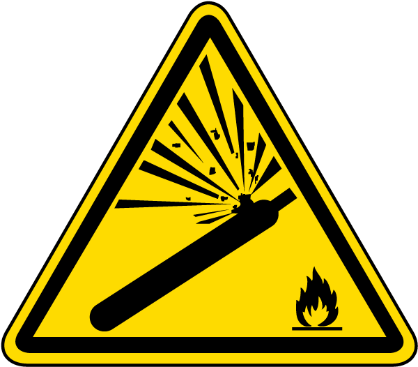 Explosive Material Tnt Explosion Sign Clip Art - Flammable Symbol (600x526)