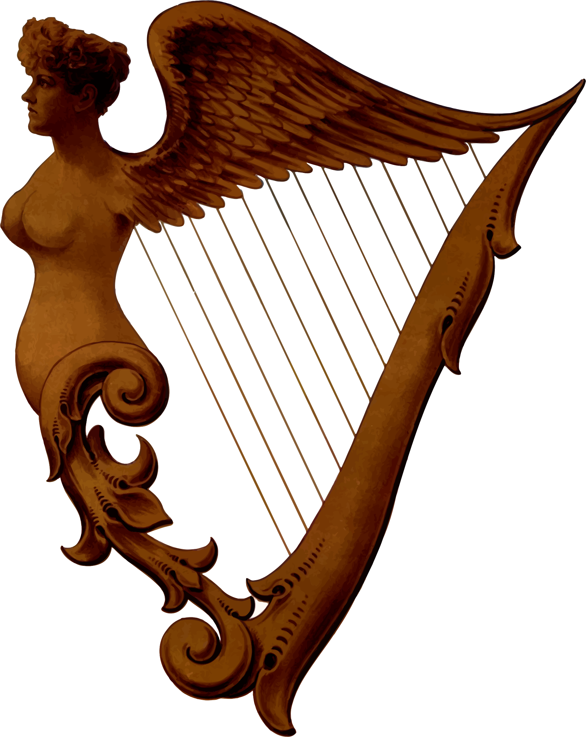 Harp - Harp Png (1890x2378)