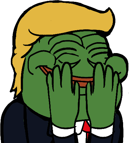 Post - Pepe Trump Png (416x458)