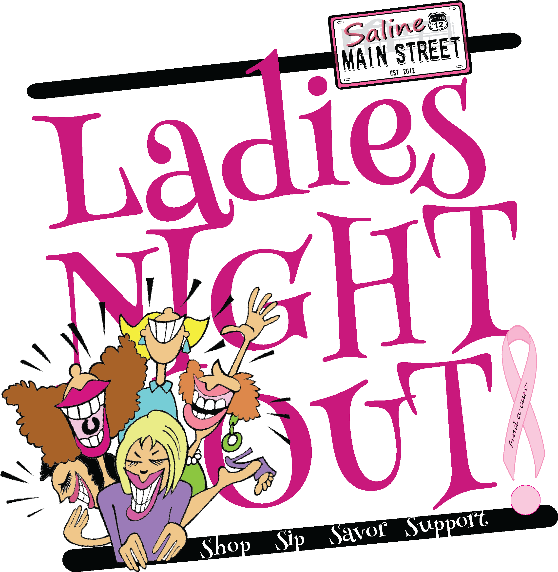 Free Funny Turkey Clipart, Download Free Clip Art, - Ladies Night Out Clipart (2332x2497)