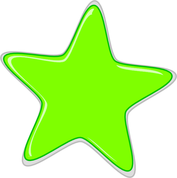 Green Star Edited2 Clip Art At Clkercom Vector Online - Green Star Clip Art (594x595)