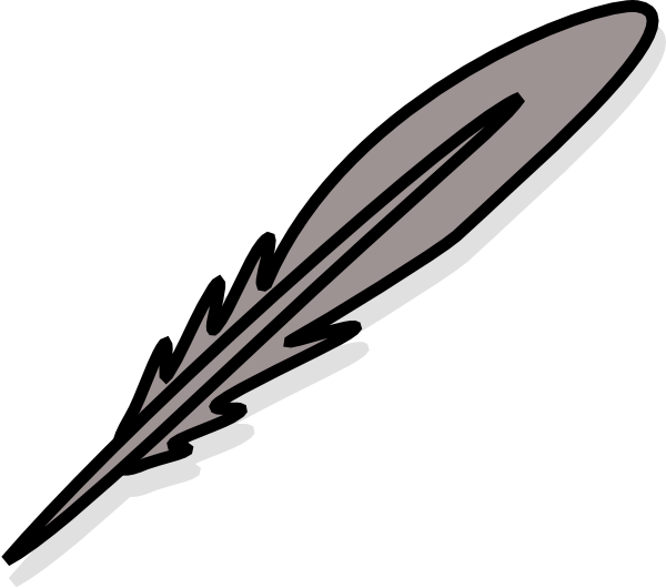 Feather Clip Art (600x530)