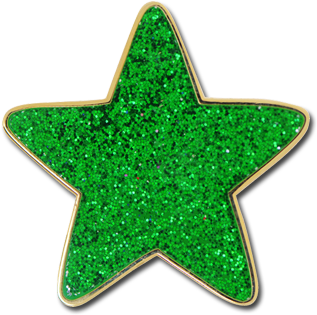 Glitter Star Badge - Birthday Cake For 80 Years Old Man (572x541)