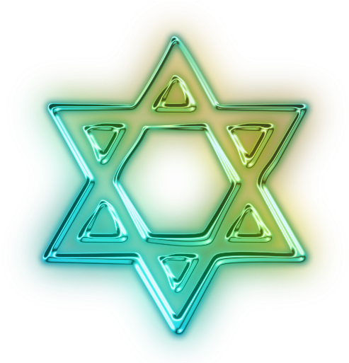 Judaic Mosaic Of Authentic Moroccan Memory - Pretty Star Of David (512x512)