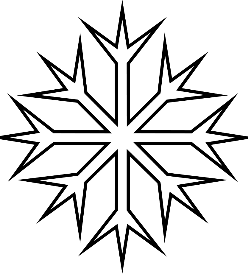 Frozen Snowflake Coloring Pages - Snowflakes Coloring (833x920)