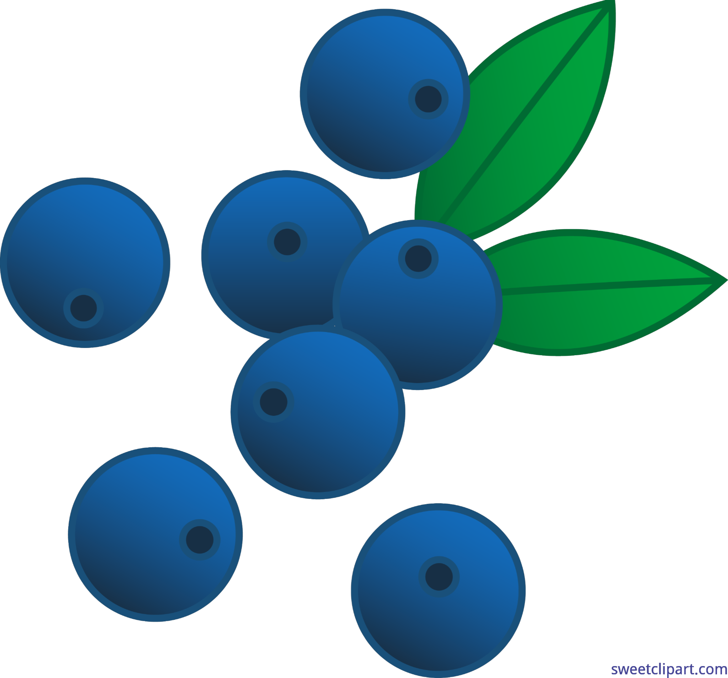 Berries Blueberries Clip Art - Clipart Blueberry (3046x2836)