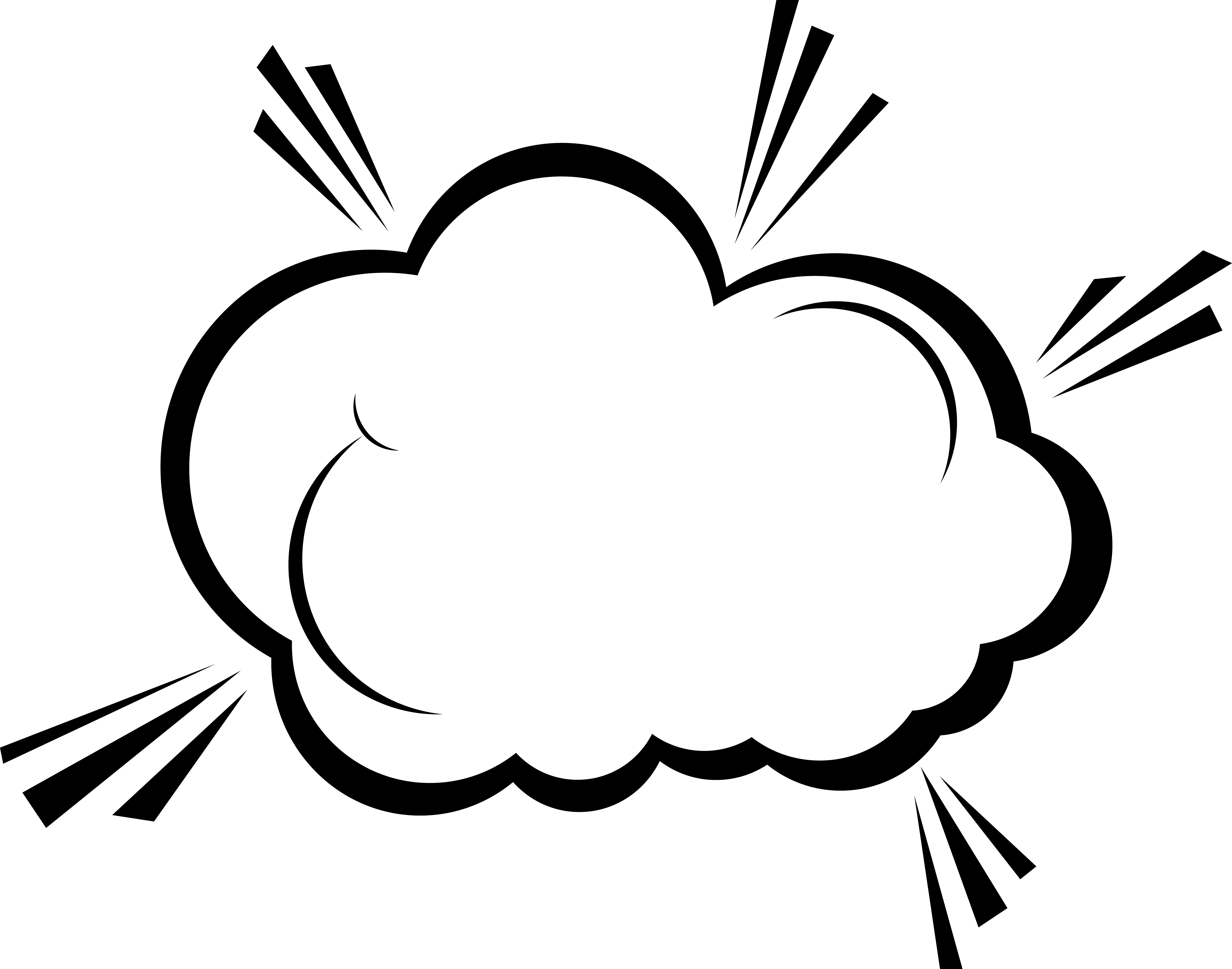 Speech Balloon T Shirt Cartoon Cloud - Hey Look Message From Clouds Shower Curtain (5562x4374)