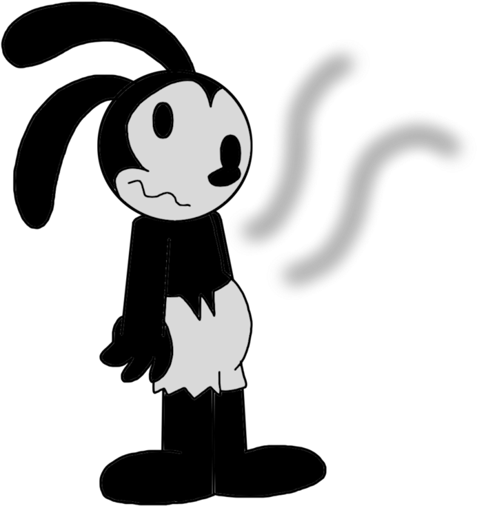 Oswald After Explosion By Marcospower1996 - Oswald The Lucky Rabbit (1032x774)