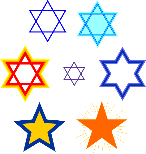 Star Of David Tattoo - Star Of David Symbol (472x499)