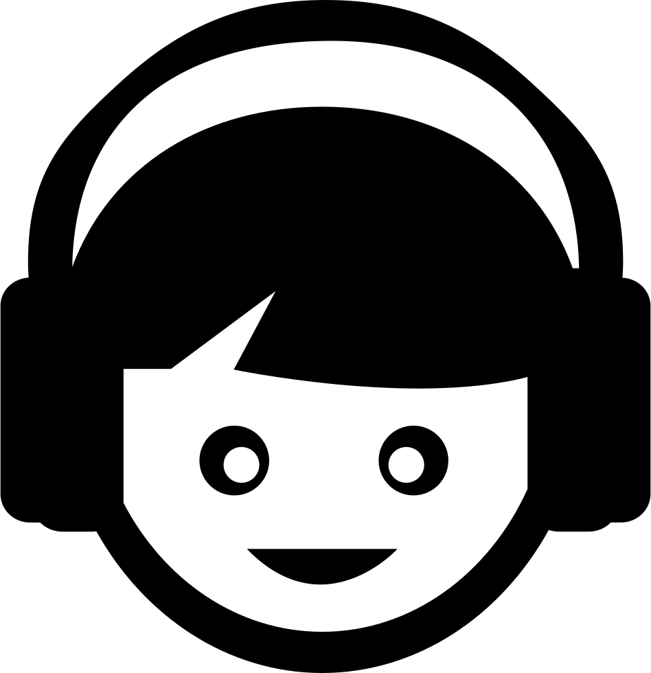 Kid Listening Music With Headphones Comments - Portrait Of A Man (1600x1600)