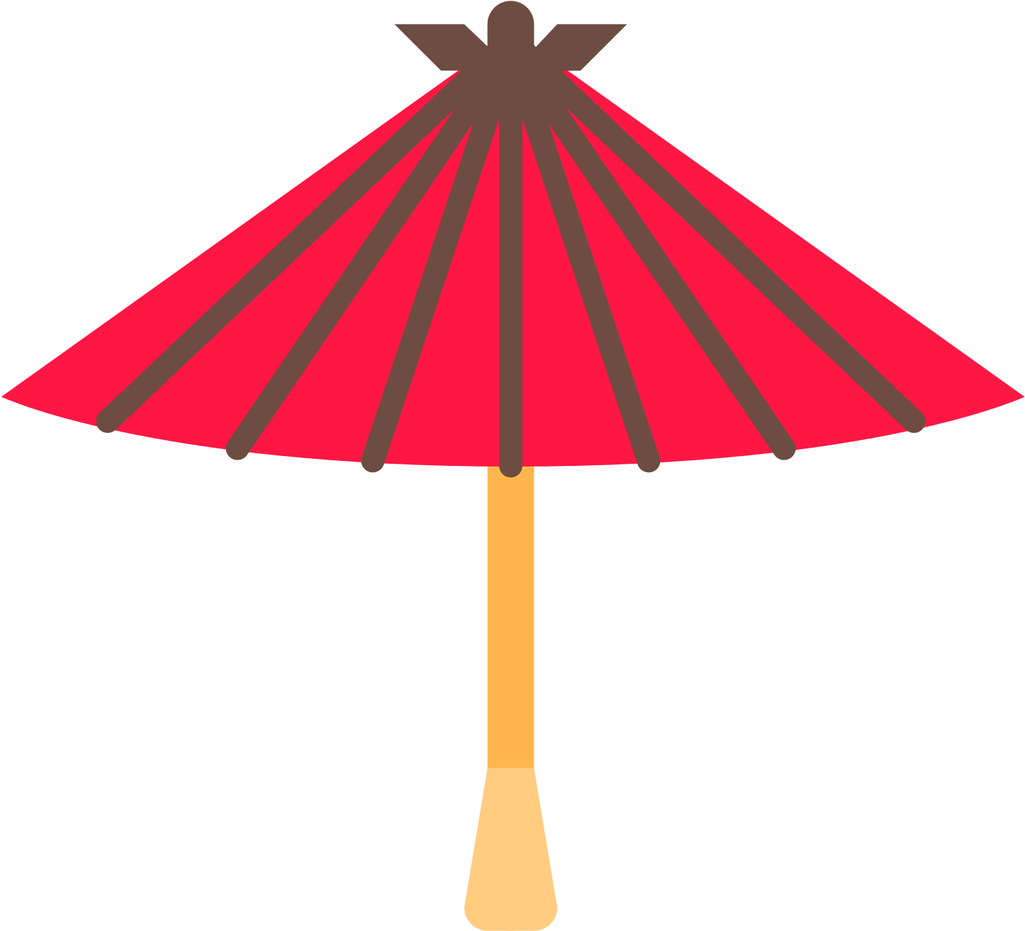 Japanese Parasol Free Clipart - Icon (1600x1600)