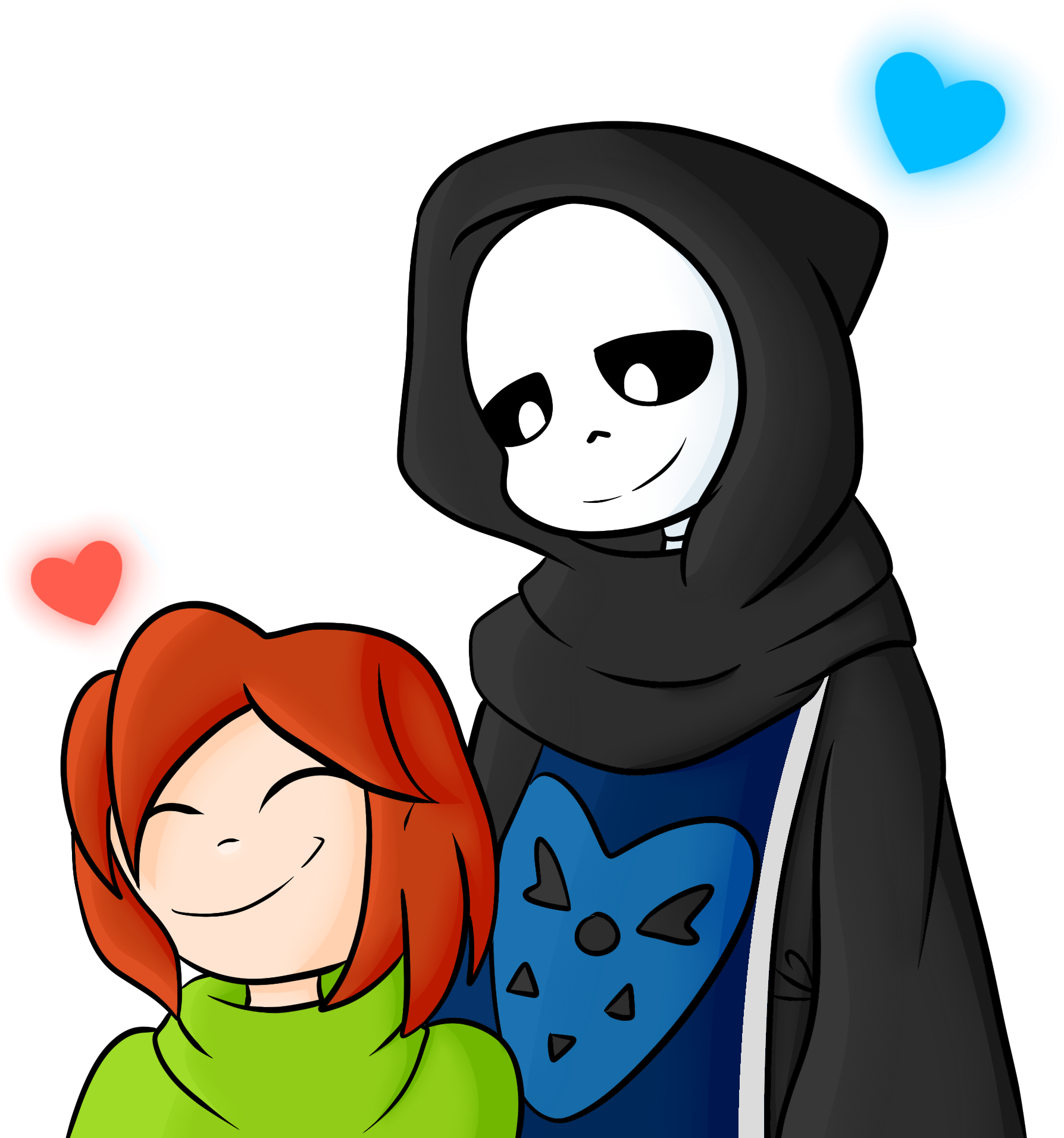 Veteranpegasister Sans And His Child By Veteranpegasister - Cartoon (2000x2000)
