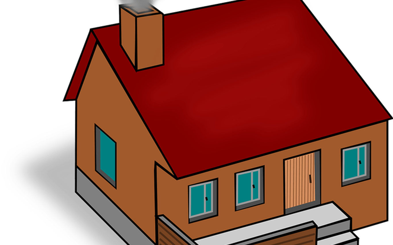 Smoking Fireplace Clip Art Hot Stovers - Chimney Of A House Clipart (1368x855)