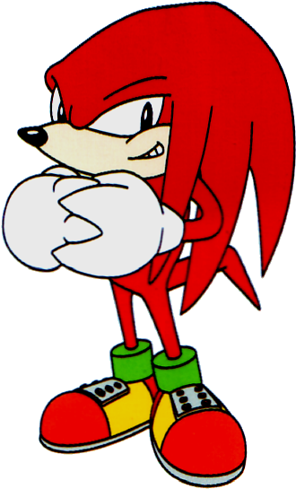 Sonic The Hedgehog Clipart Knuckles - Knuckles The Echidna 1994 (457x617)