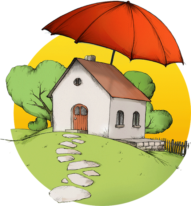 Insurance Clipart Insurance Building - Painting (650x701)