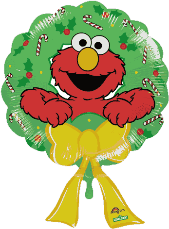 Elmo Christmas Clipart - Sesame Street Christmas Clipart (374x480)