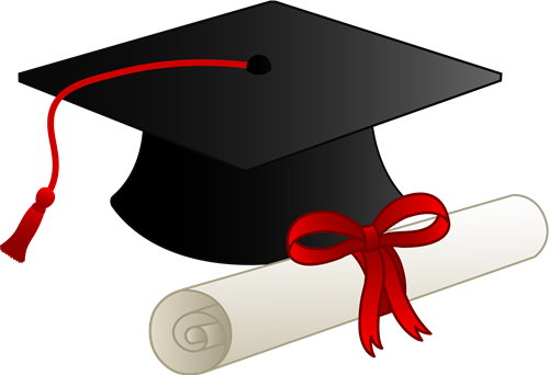 Diploma Clip Art - Graduation Clipart (500x342)