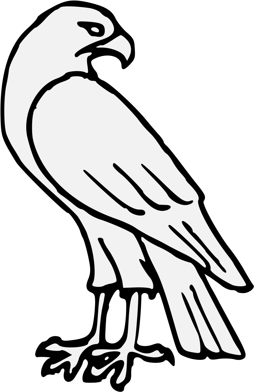 Drawn Falcon Svg - Osprey (918x1406)