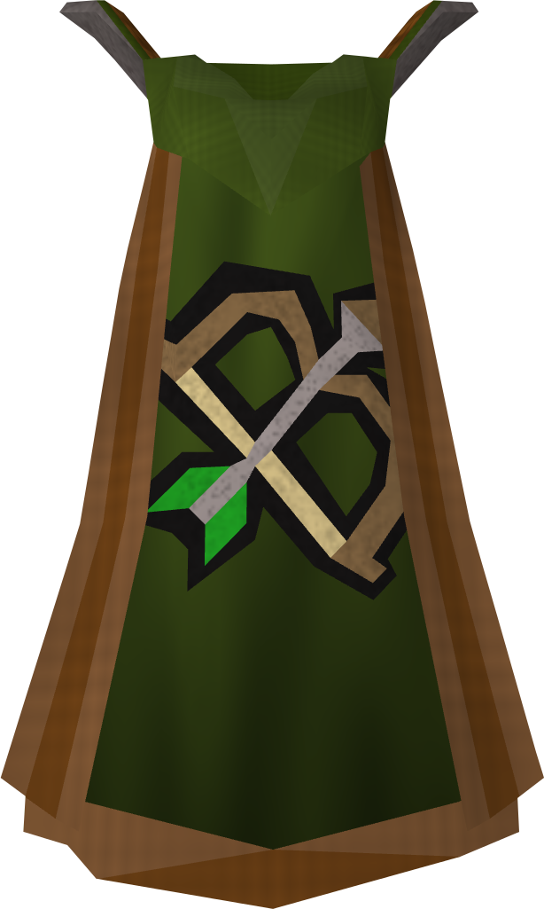 Ranged Cape - Osrs Range Cape (614x1025)