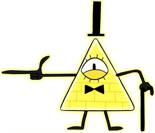 Fusionfall Characters Wiki For Kids - Bill Cipher Top Hat (513x440)