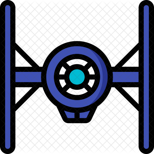 Tie Fighter Icon - Circle (512x512)