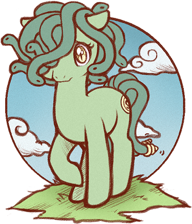 My Little Pony Lxxxi - Cartoon (403x465)