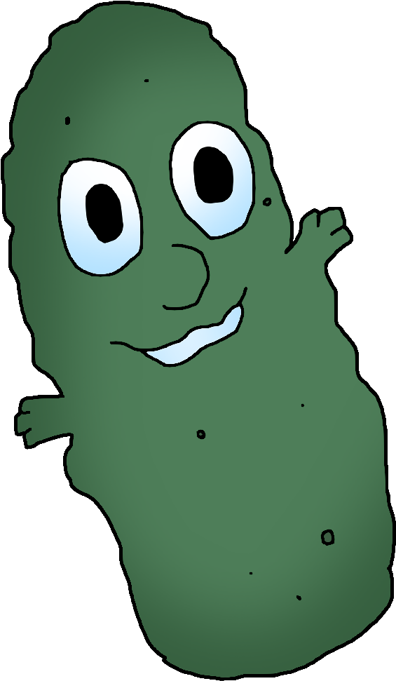 The Mighty Pickle By Cjc728 - Cartoon (699x1080)