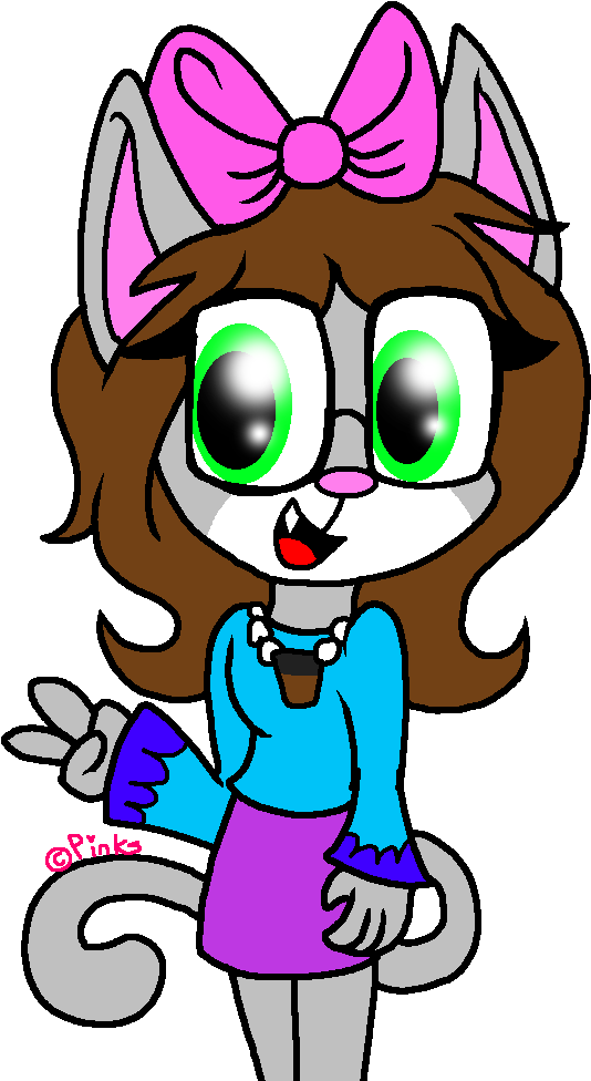 Fursona Rachel By Thepickleblueberry - Cartoon (547x978)