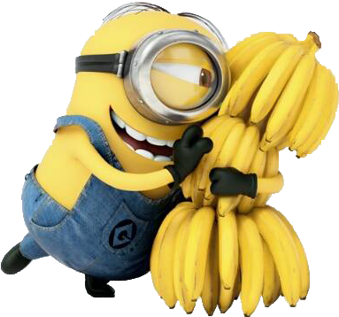 Hola Mis Ratoncitos Les Dejo Etas Imagenes Png De Los - Minions And Bananas Png (426x423)