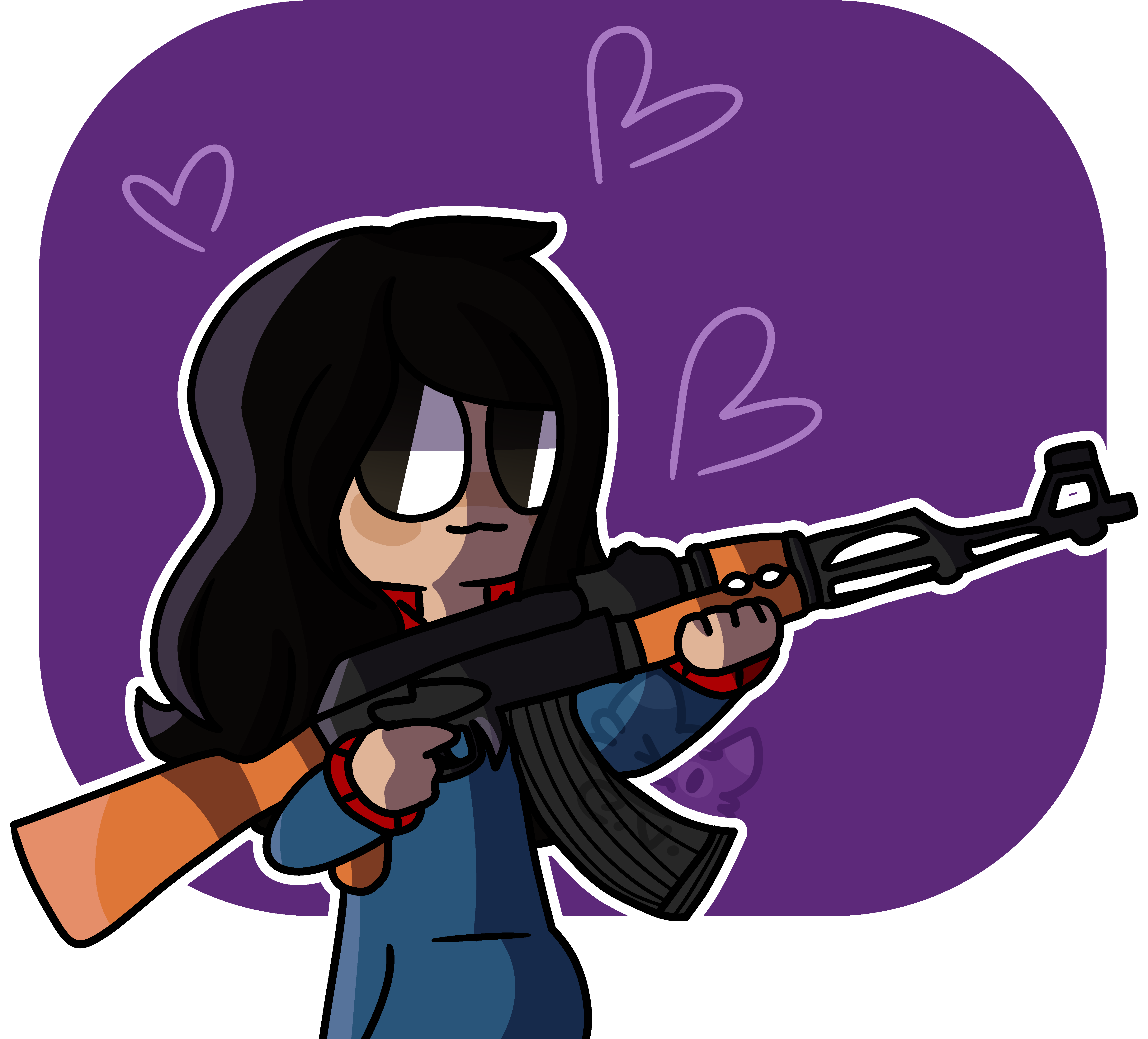 Guns For Hands~ By Cotocovivi - Assault Rifle (7000x6000)