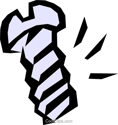 Screw Royalty Free Vector Clip Art Illustration - Love (456x480)