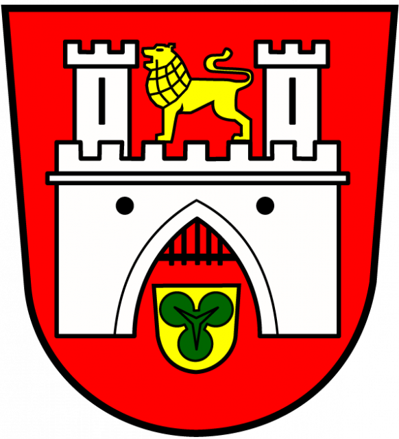 The Coat Of Arms Of Hanover - Hannover Coat Of Arms (white Letters) (582x640)