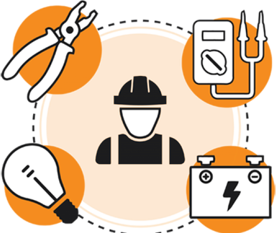 Electrician Clipart Electrical Contractor - Bournemouth (640x480)