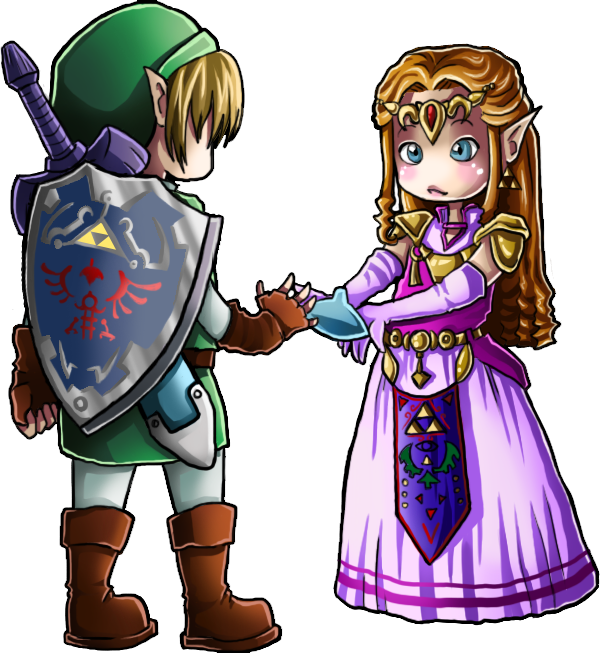 Ocarina Of Time Chibi By Horrorpillow On Deviantart - Zelda Ocarina Of Time Chibi (601x653)